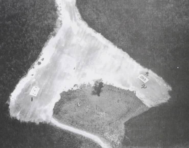 Aerial View of Bomb Pit